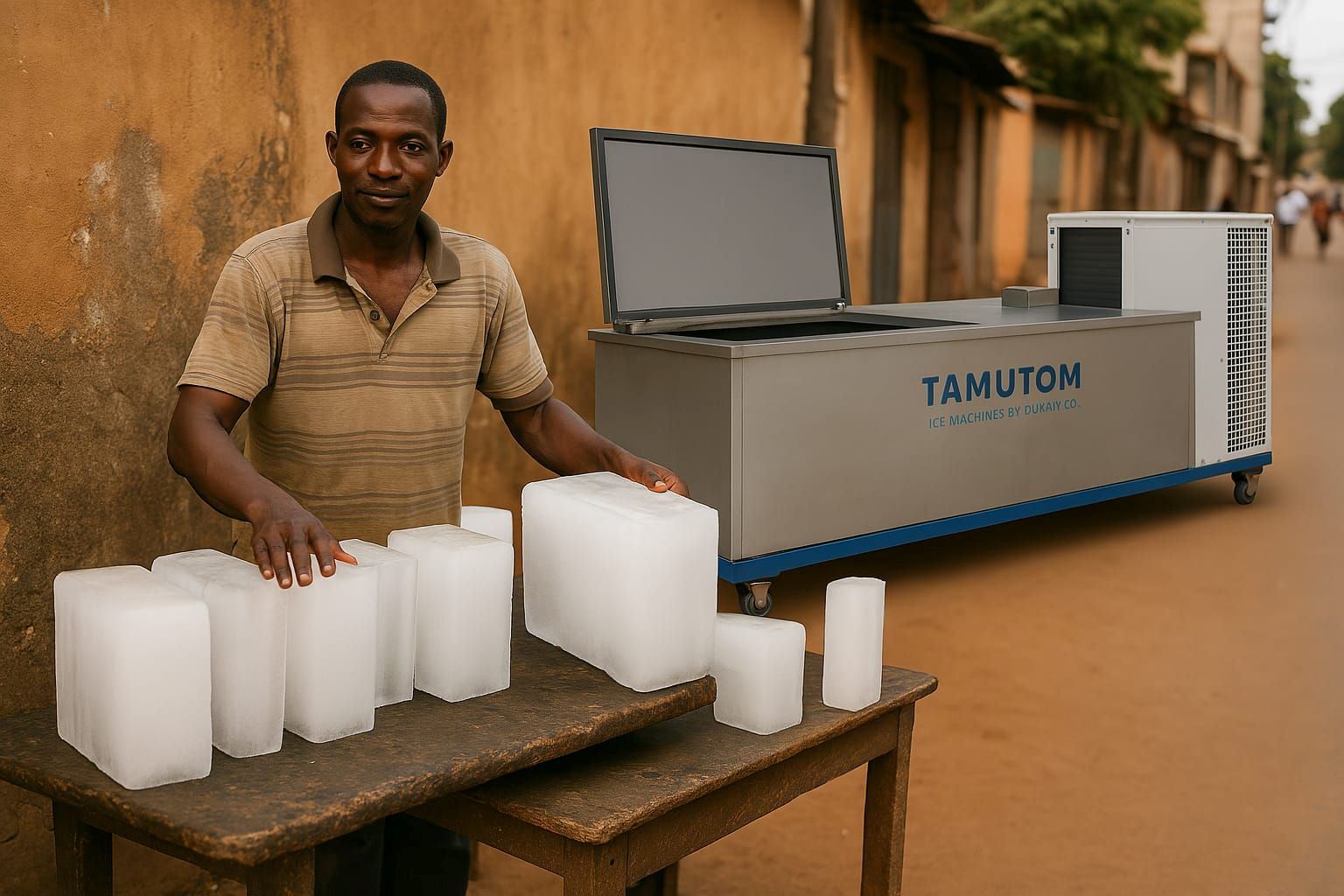 Fildişi Sahili'nde Karlı Yatırım: Tamutom Makineleriyle Blok Buz Üretimi