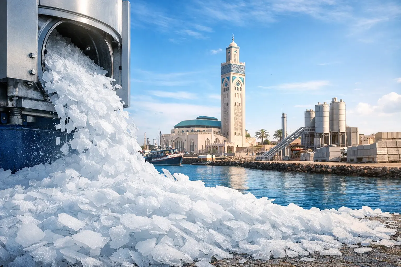 Advantages of Using Flake Ice in Morocco